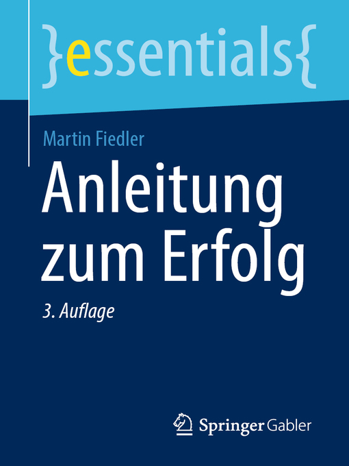 Title details for Anleitung zum Erfolg by Martin Fiedler - Available